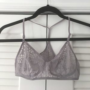 Sheer racerback GAP bra